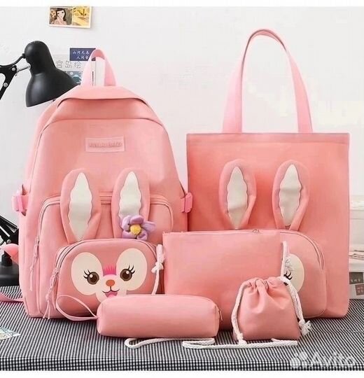 Рюкзак + шопер + сумка маленькая + пинал,сумка для