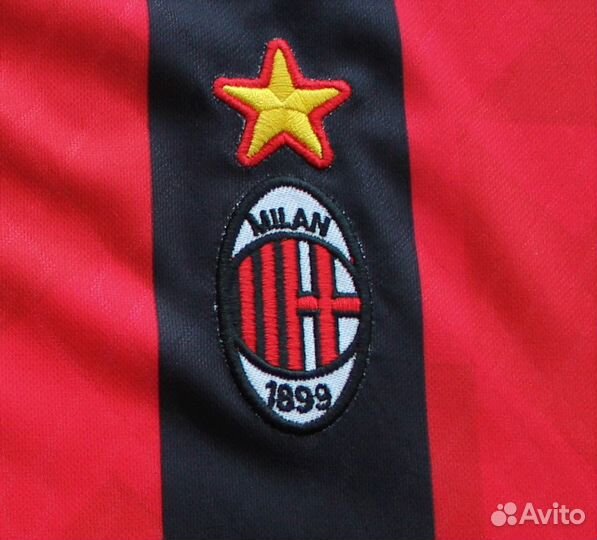 Ретро-майка AC Milan 1994/1995 lotto на размер L