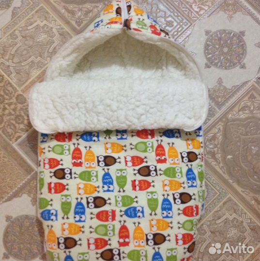 Зимний конверт на выписку