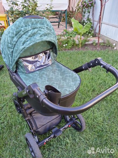 Коляска 2 в 1 эко кожа