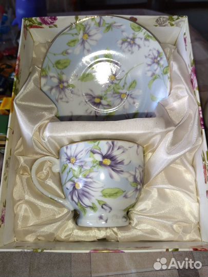Чайная пара фарфор