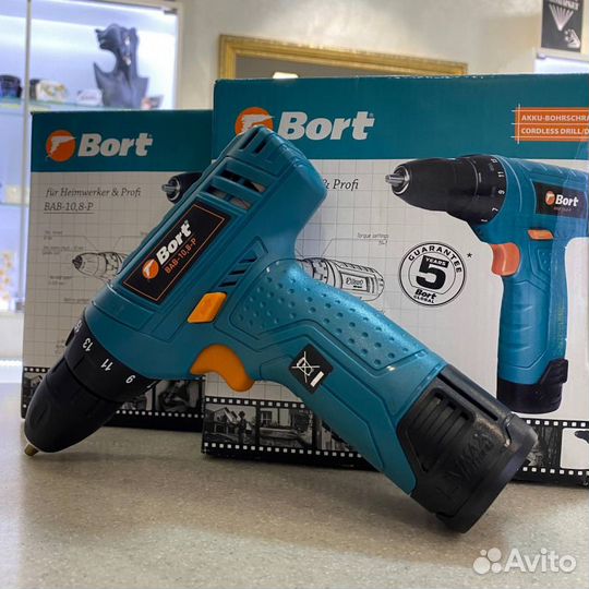 Дрель-шуруповерт аккумуляторная Bort BAB-10,8-P