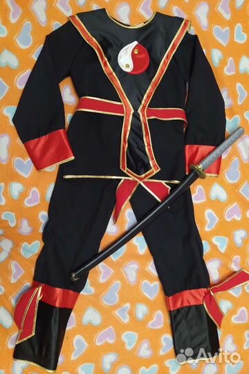 Карнавальный костюм самурай (ниндзя)