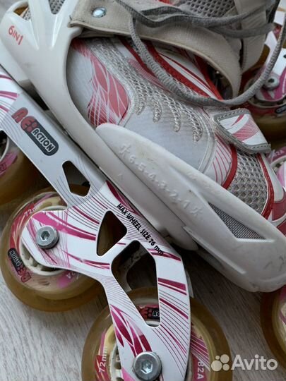 Ролики раздвижные Re:action