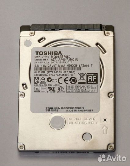Жесткий диск Toshiba 500 гб