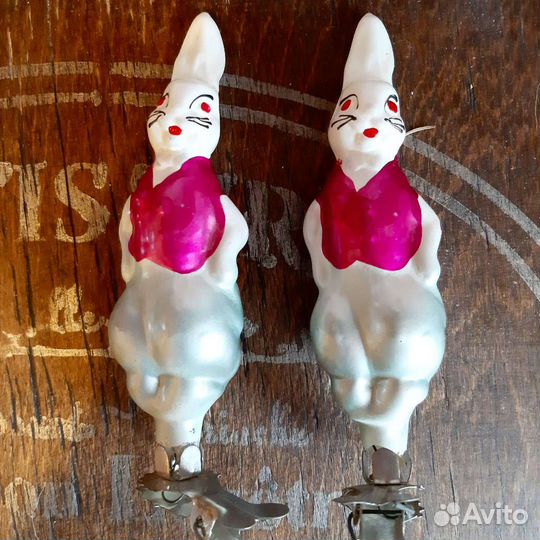 Ёлочные игрушки на прищепке