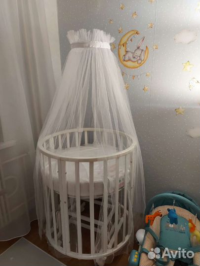 Балдахин в кроватку с держателем