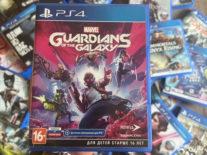 Диск Стражи Галактики Marvel PS4