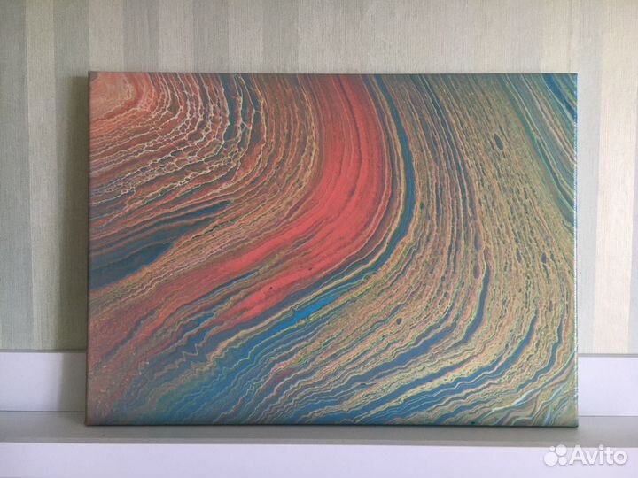 Картина в стиле флюидарт Furiosa Flow