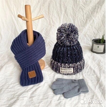 Комплект шапка и шарф