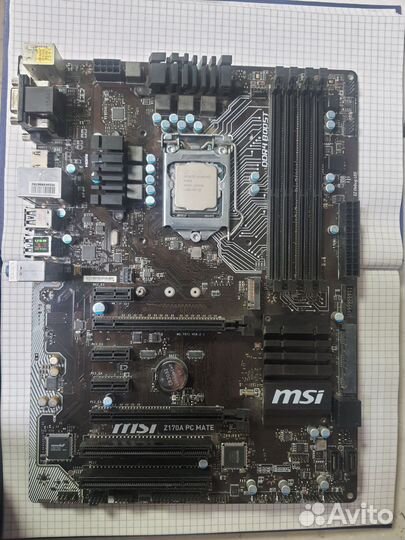 Материнские платы 1151+процессоры