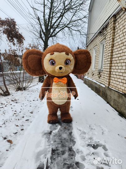 Чебурашка ростовая кукла костюм. Чебурашка. Новый