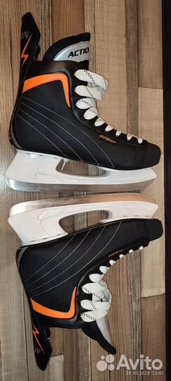 Коньки хоккейные Action 45 размер