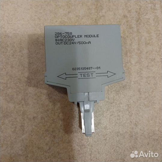 Модуль опторазвязки 230/24V Wago 286-758