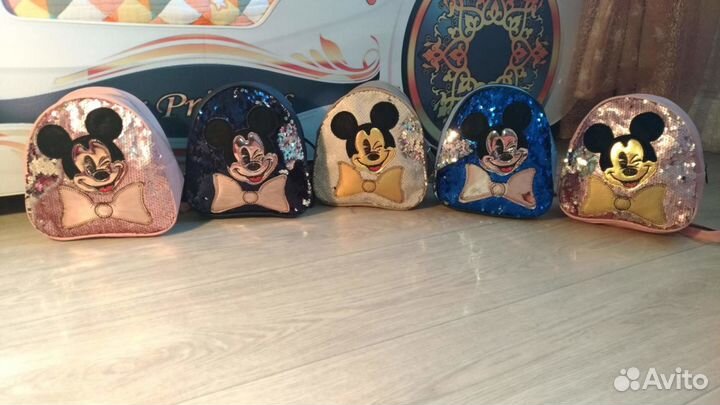 Рюкзачки микки и зайки