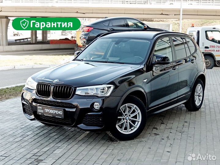 BMW X3 2.0 AT, 2016, 118 990 км