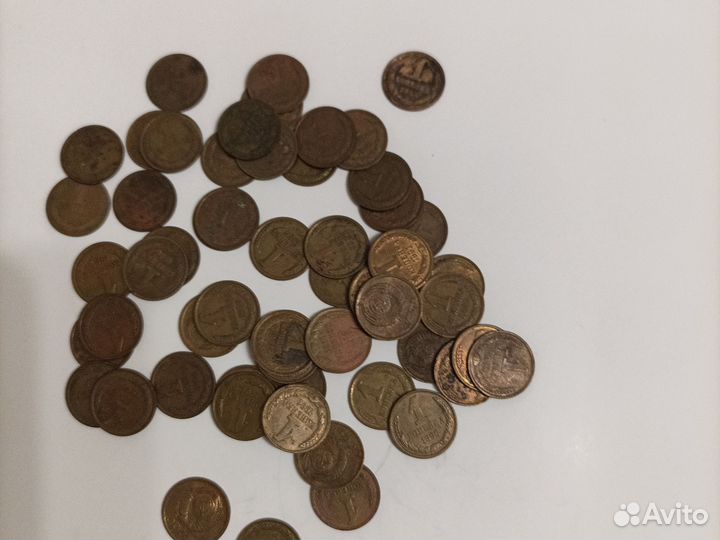 Монеты СССР 1 копейка