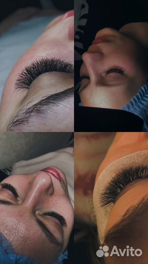 Наращивание ресниц модель