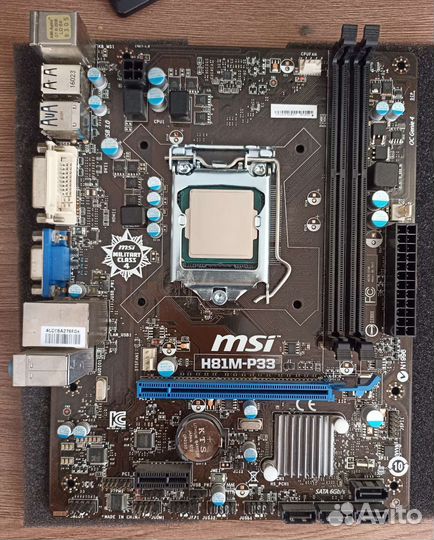 Материнская плата с процессором i5