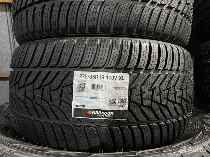 Hankook Winter I'Cept Evo 3 W330 275/35 R19 и 285/30 R20 102V