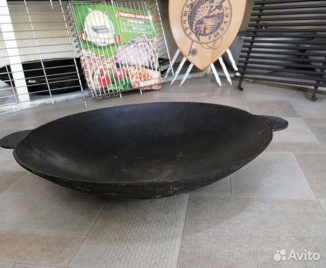 Садж чугунный 45 см. (Магазин)