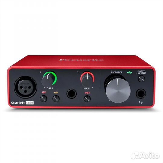 Звуковая карта Focusrite scarlett solo 3gen