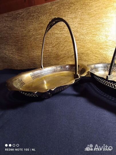 Конфетница, сахарница старинная,br.Buch,Norblin