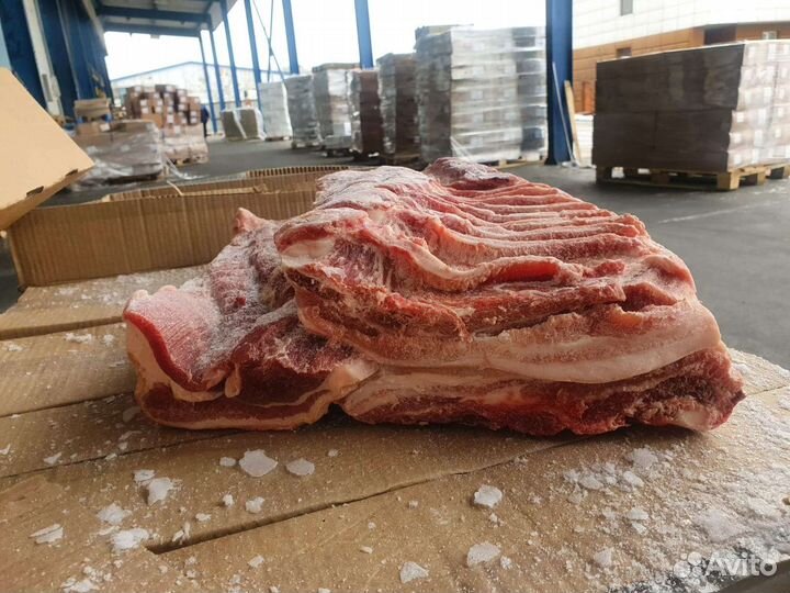 Грудинка свиная замороженная без кости Ивр