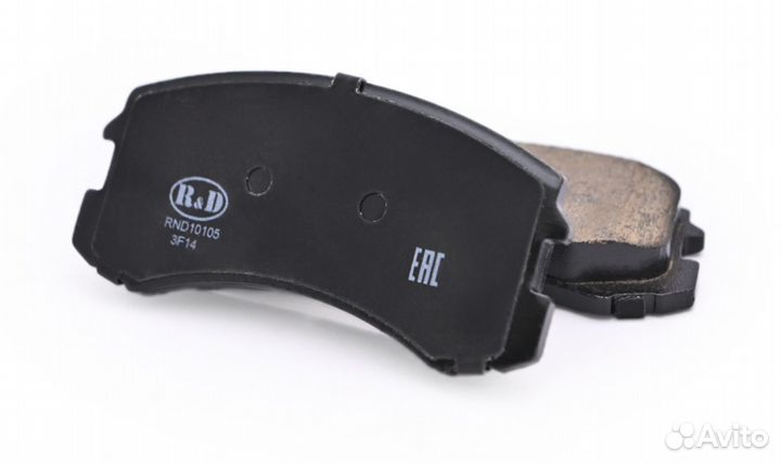 Тормозные колодки R&D Mitsubishi Lancer IX/X перед