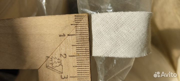 Лента окантовочная х/б (обтачка ).100-200 м х 20мм