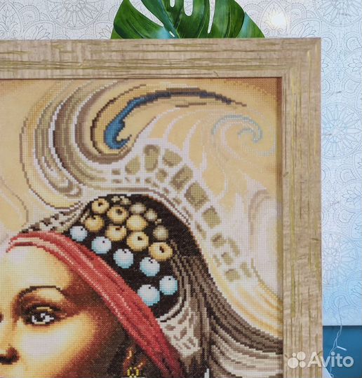 Картина крестиком «Мать-Африка»