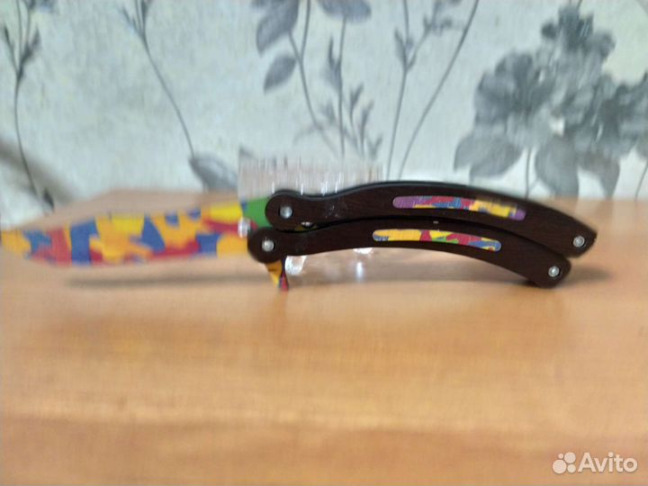 Деревянный Ножик бабочка