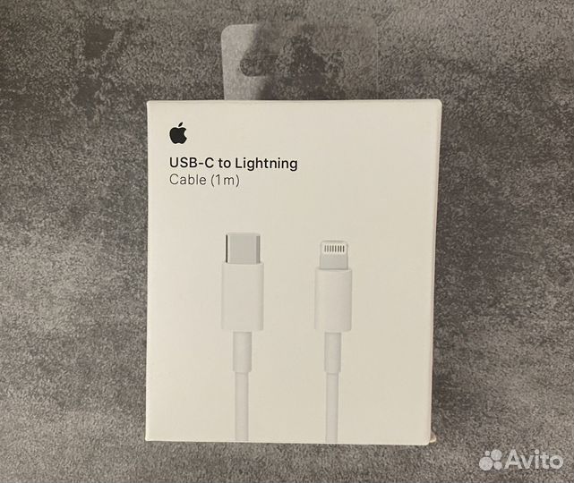 Кабель USB-C lightning новый 1 метр