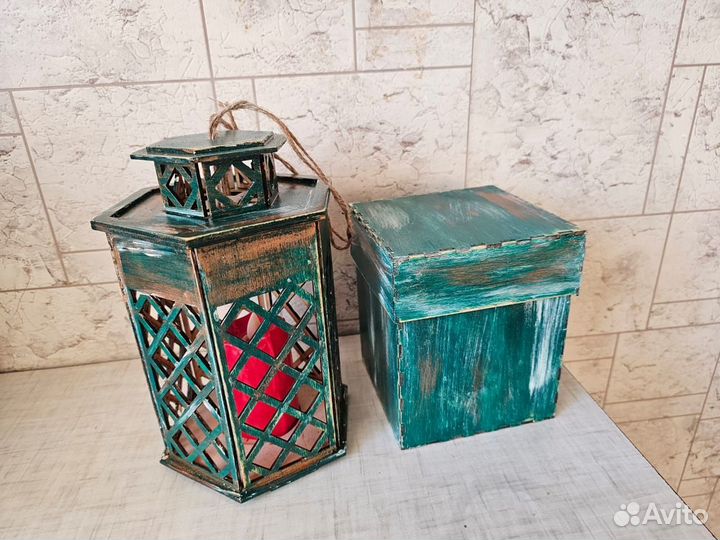 Фонарь с подарочной коробкой