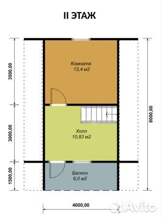 Дачный дом с мансардой