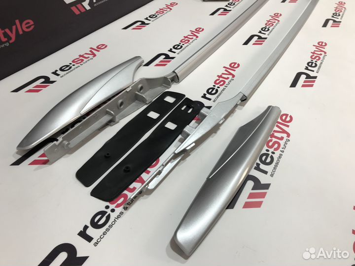 Рейлинги Nissan Patrol 62 Серебро