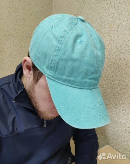 Кепка бейсболка мятная, бирюзовая