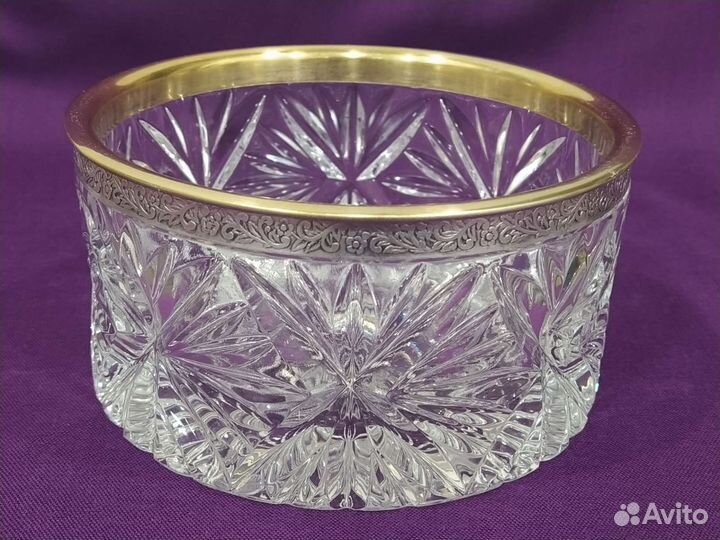 Хрустальная салатница/конфетница, СССР