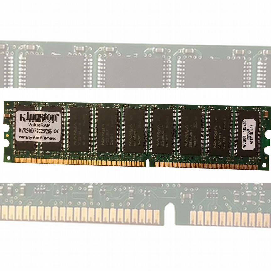 [KVR266X72C25/256] Оперативная Память Kingston 256mb Kvr266x72c25/256