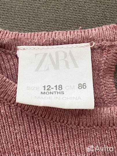 Костюм для девочки zara 86