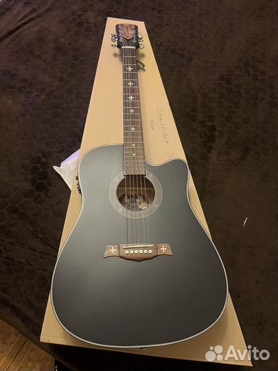 Гитара электроакустика Crusader (CF 6001 BK)