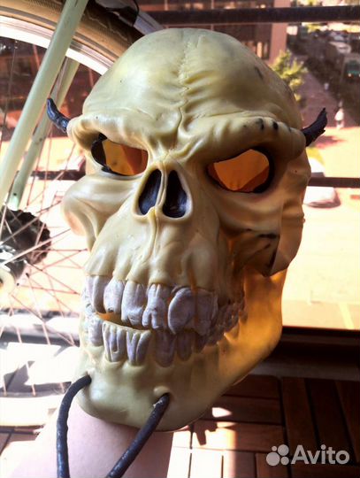Череп маска демона Хэллоуин