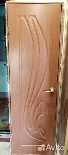 Межкомнатные двери бу 60 см с коробкой