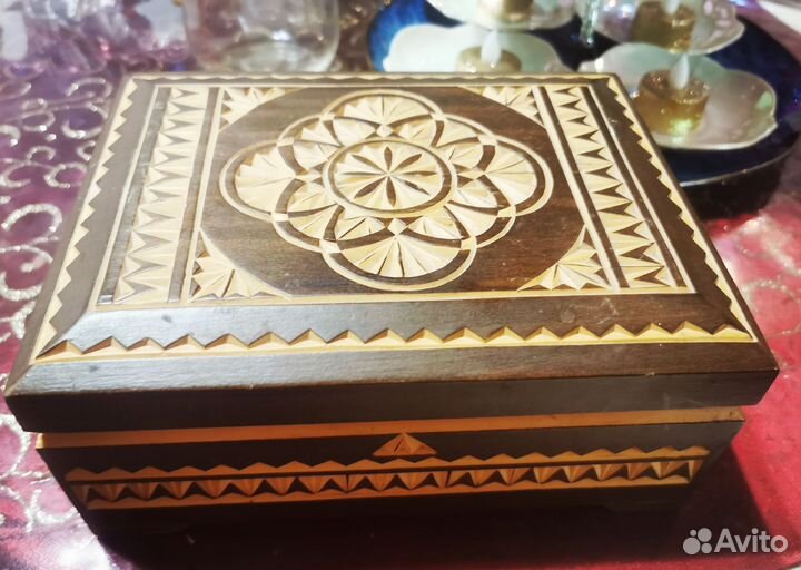 Резная шкатулка СССР