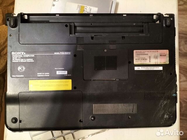 Ноутбук sony на запчасти