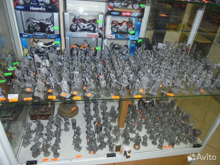 Фигуры 54 мм литьё, Солдатики оловянные