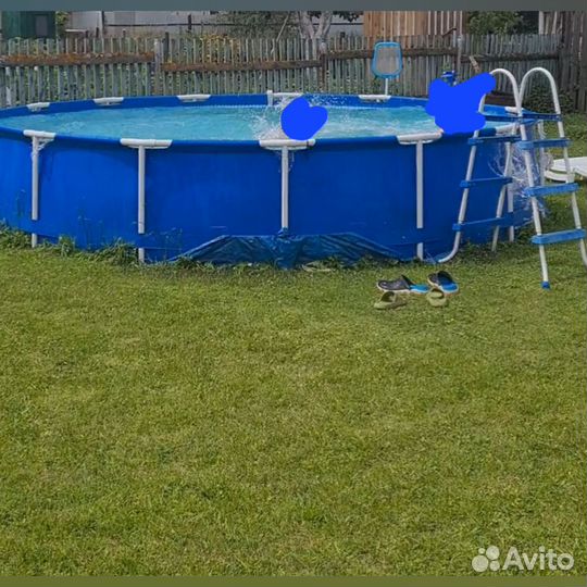 Каркасный бассейн бу