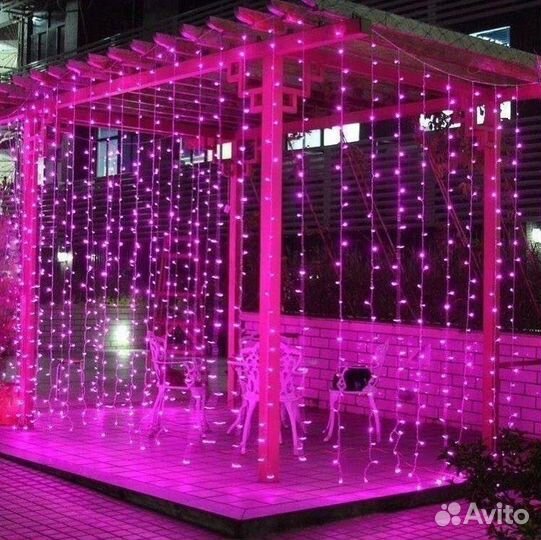 Гирлянда штора