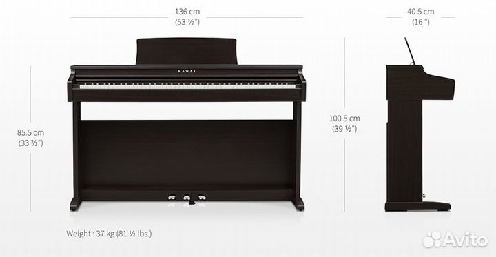 Kawai KDP120 R цифровое пианино,Индонезия