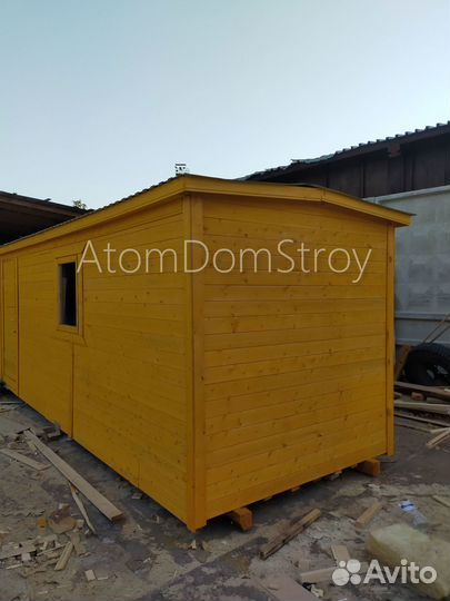 Бытовка деревянная утепленная с электрикой